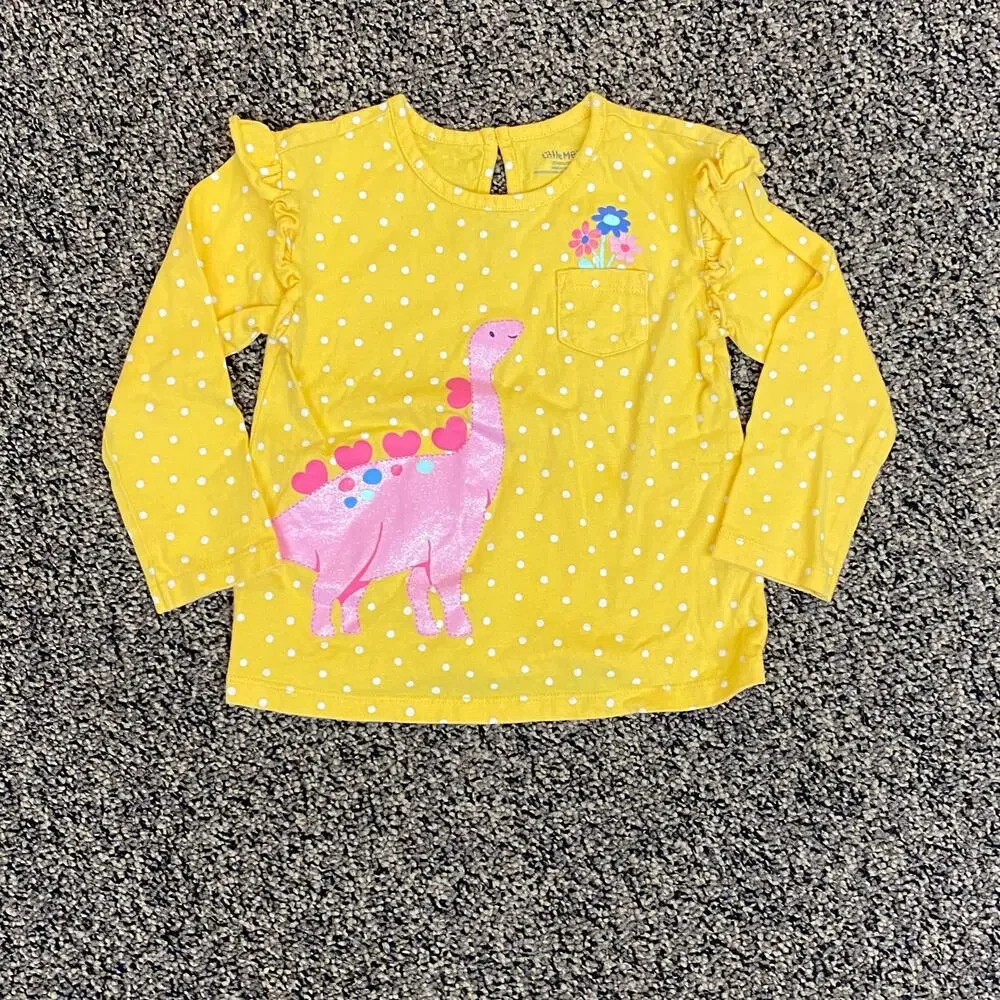 3T Girls Dinosaur Outfit Bundle Old Navy Little Me NWT EUC
